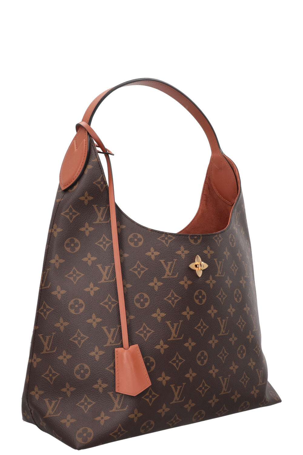 LOUIS VUITTON Sac Hobo Flower MNG Canvas