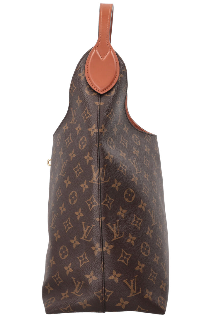 LOUIS VUITTON Sac Hobo Flower MNG Canvas