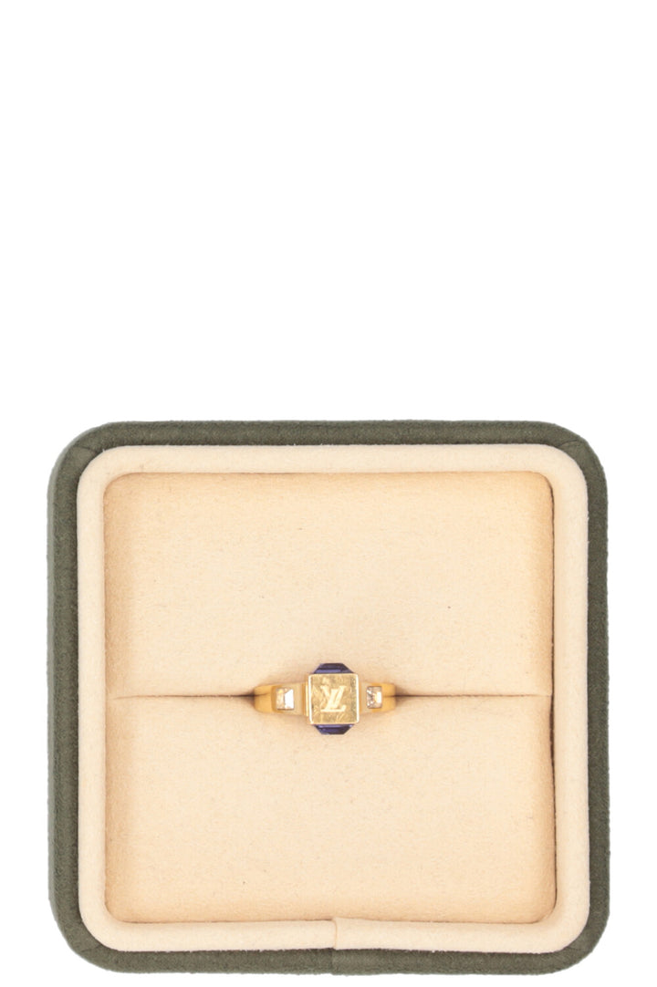 LOUIS VUITTON Gamble Ring Purple