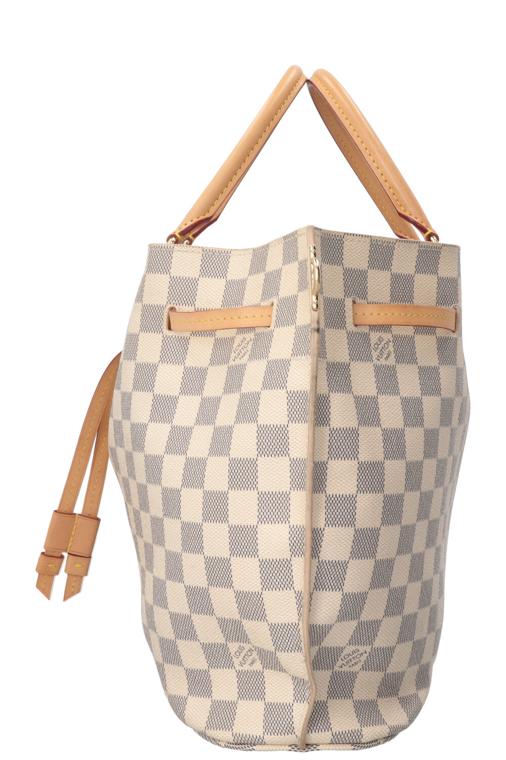 LOUIS VUITTON Girolata Shoulder Bag Damier Azur White