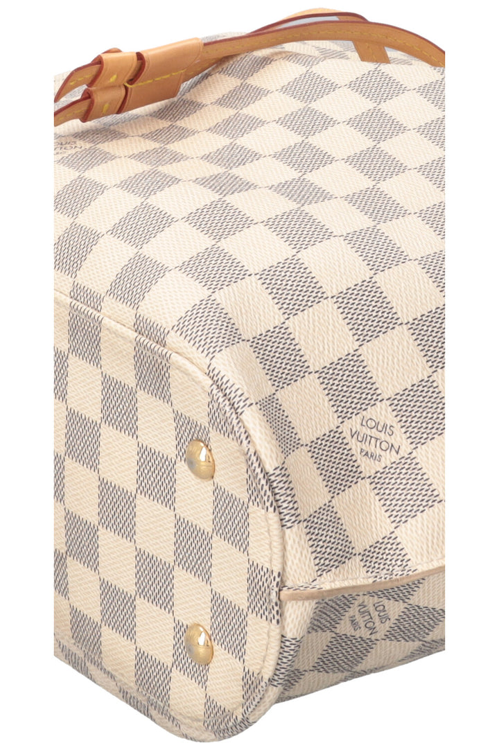 LOUIS VUITTON Girolata Shoulder Bag Damier Azur White