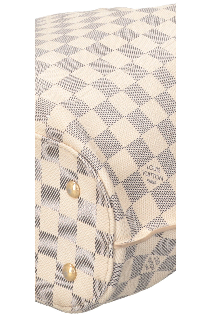 LOUIS VUITTON Girolata Shoulder Bag Damier Azur White