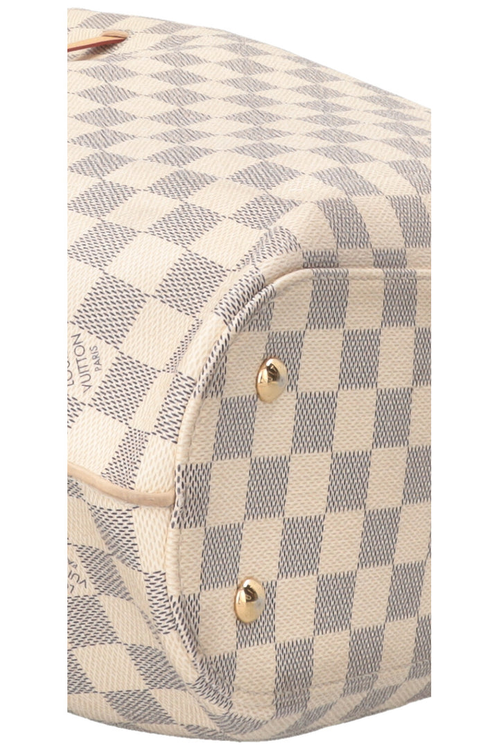 LOUIS VUITTON Girolata Shoulder Bag Damier Azur White