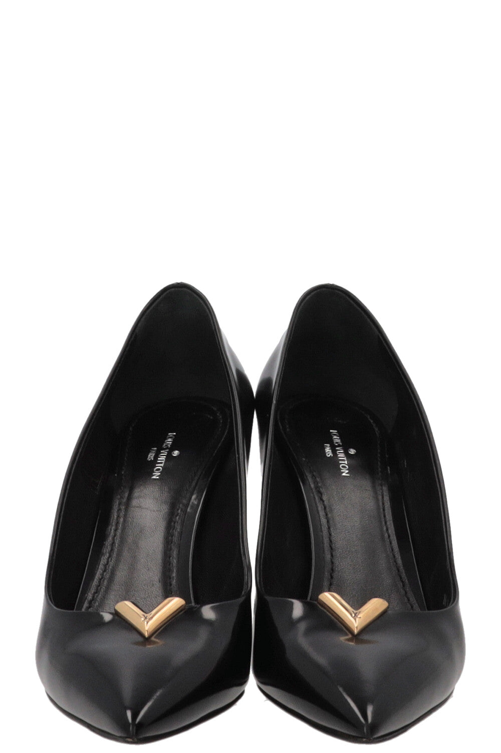 LOUIS VUITTON Heartbreaker Heels Leather Black