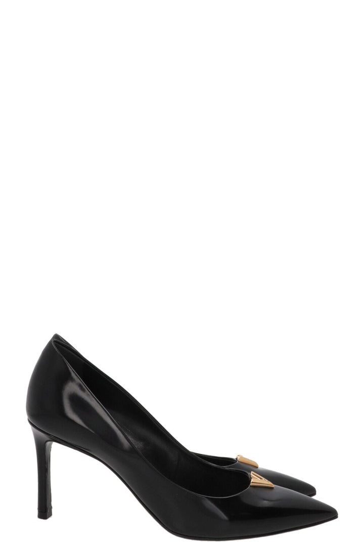 LOUIS VUITTON Heartbreaker Heels Leather Black
