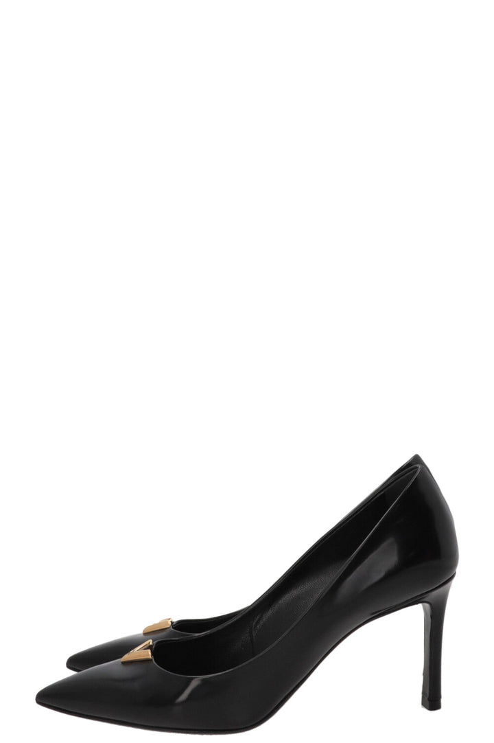 LOUIS VUITTON Heartbreaker Heels Leather Black