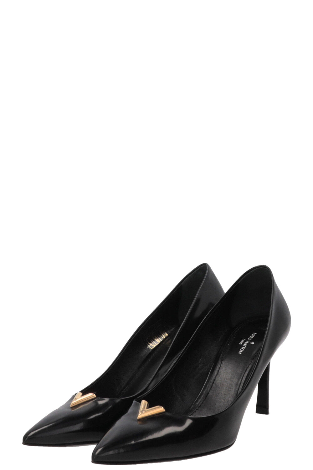 LOUIS VUITTON Heartbreaker Heels Leather Black