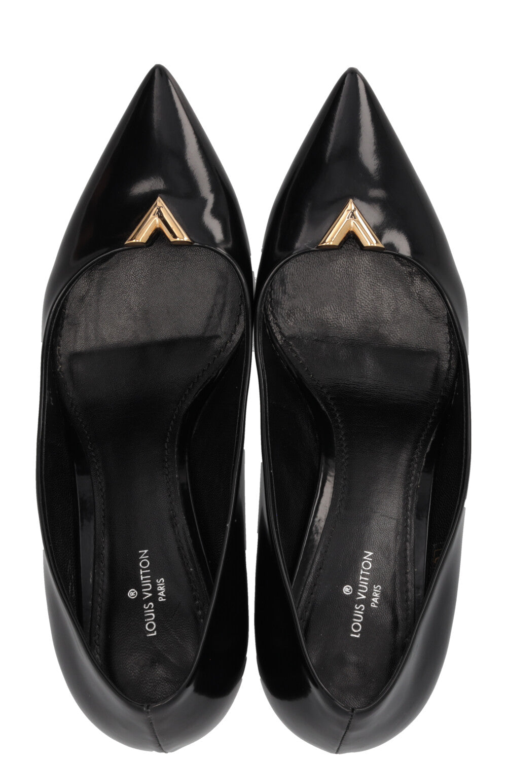 LOUIS VUITTON Heartbreaker Heels Leather Black