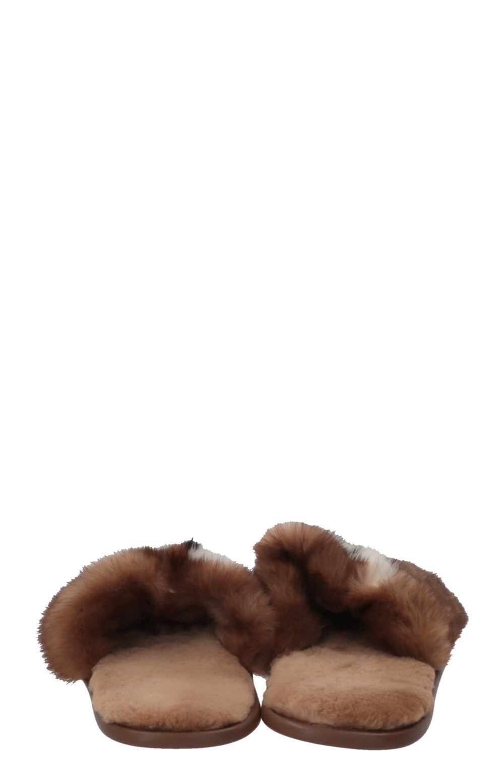 LOUIS VUITTON Homey Flat Mules Mink Brown