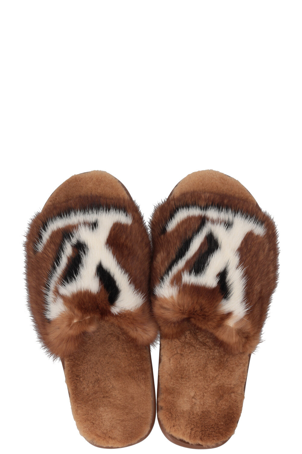 LOUIS VUITTON Homey Flat Mules Mink Brown