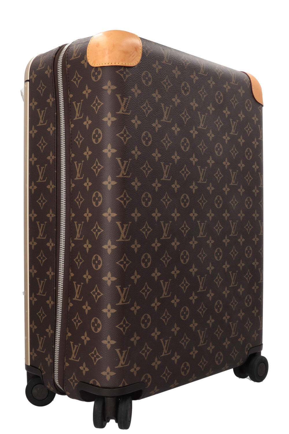 LOUIS VUITTON Horizon 55 Luggage Canvas Leather Brown