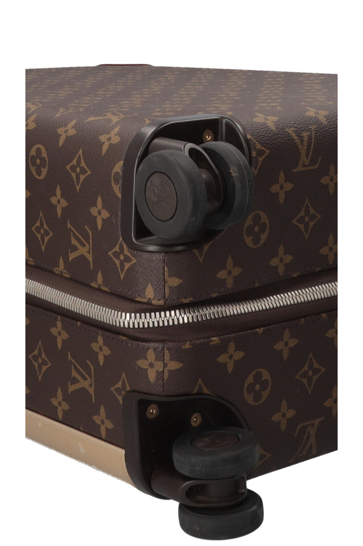 LOUIS VUITTON Horizon 55 Luggage Canvas Leather Brown