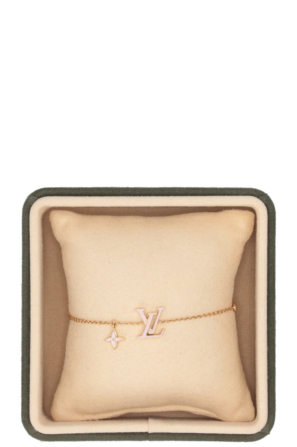 LOUIS VUITTON Iconic S00 Bracelet Brass Gold