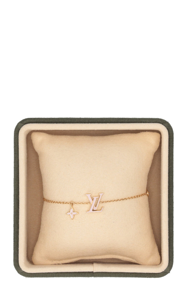 LOUIS VUITTON Iconic S00 Bracelet Brass Gold