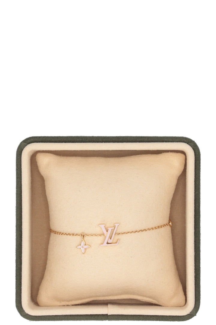 LOUIS VUITTON Iconic S00 Bracelet Brass Gold