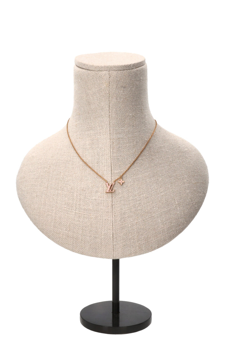 Collier Iconic S00 Louis Vuitton en laiton doré