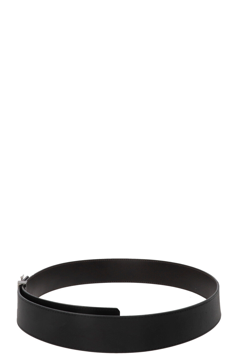LOUIS VUITTON Initiales Leather Belt Black