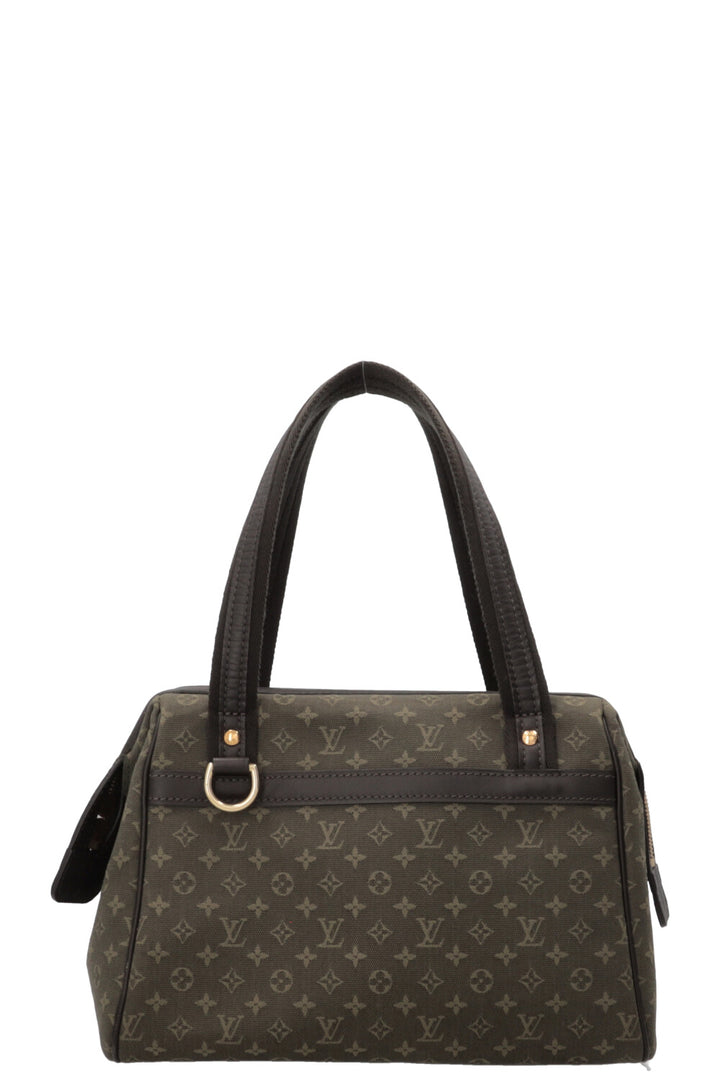 Sac Joséphine Louis Vuitton en toile Mini Lin kaki