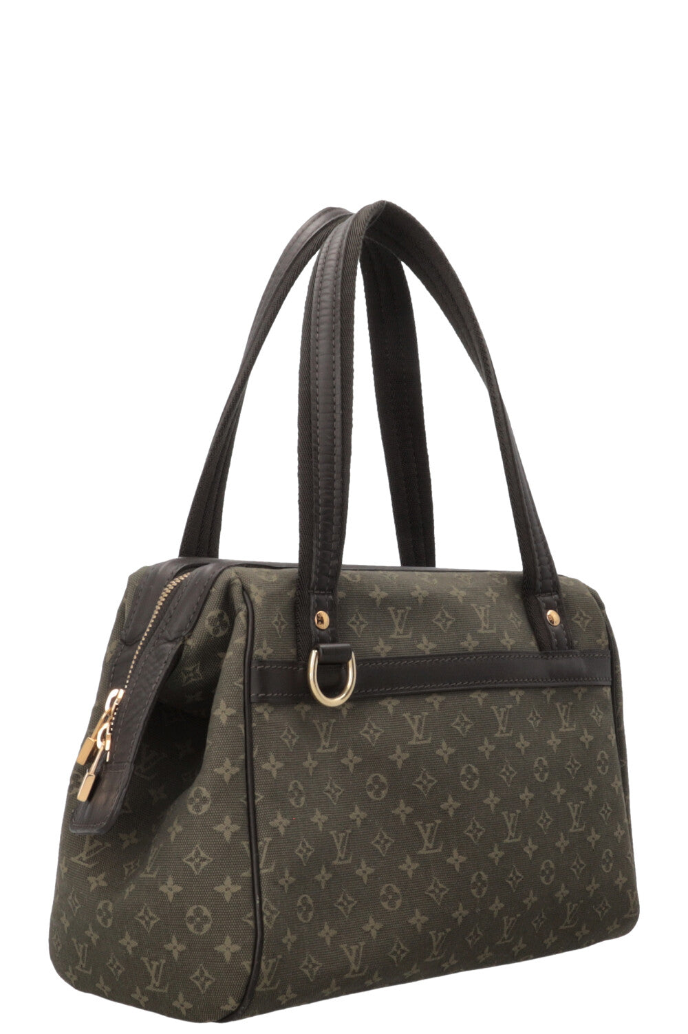 Sac Joséphine Louis Vuitton en toile Mini Lin kaki