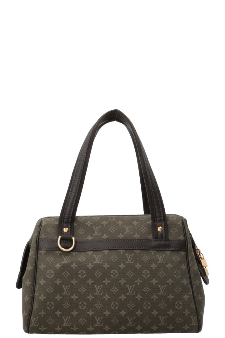 Sac Joséphine Louis Vuitton en toile Mini Lin kaki