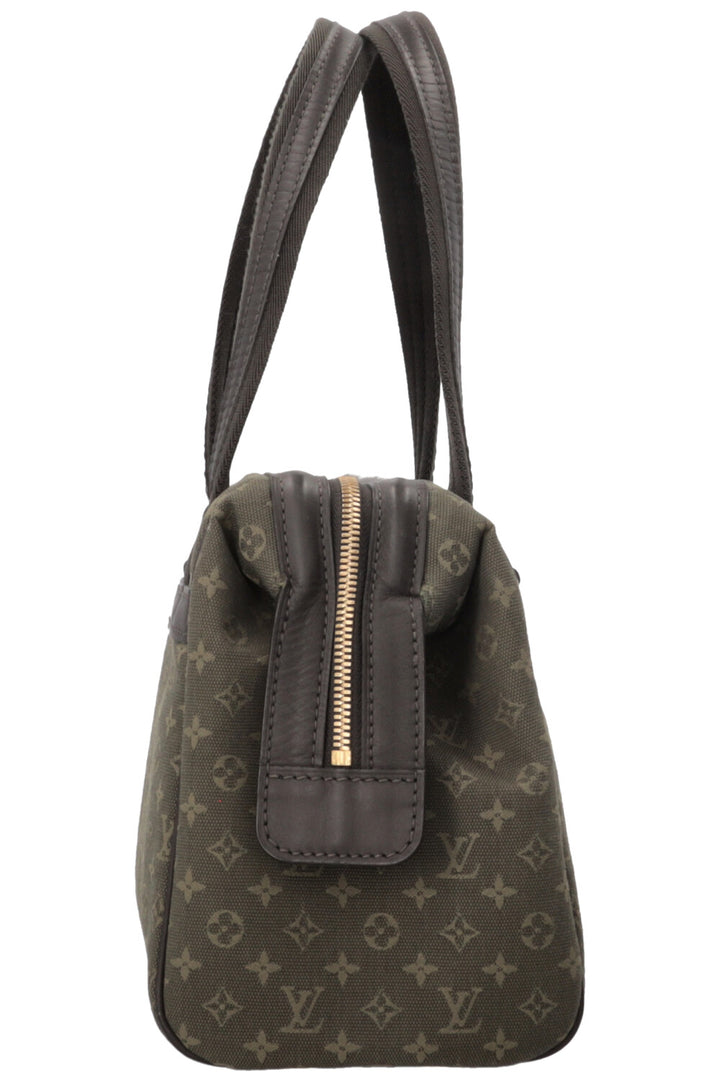 Sac Joséphine Louis Vuitton en toile Mini Lin kaki