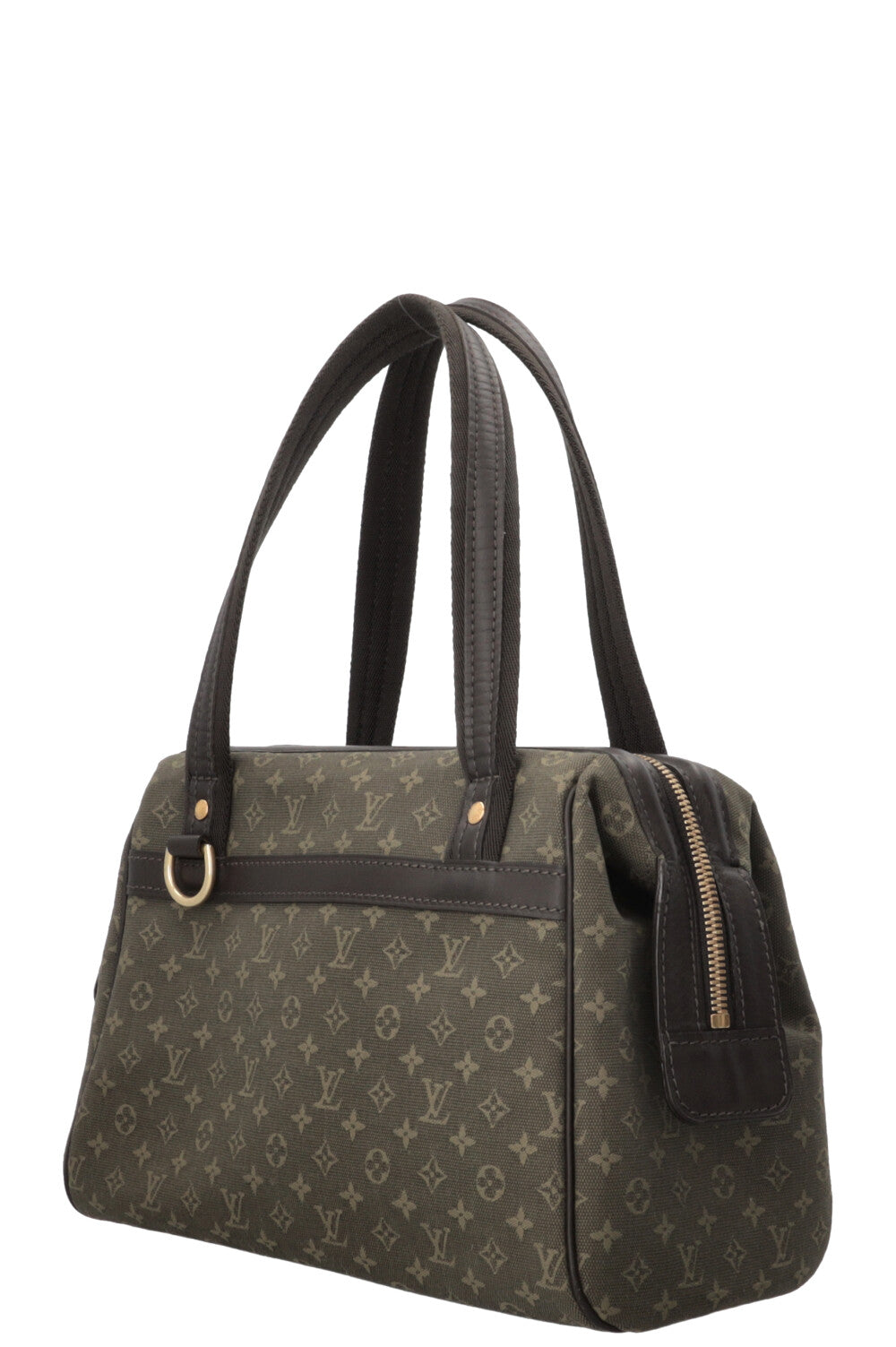 Sac Joséphine Louis Vuitton en toile Mini Lin kaki