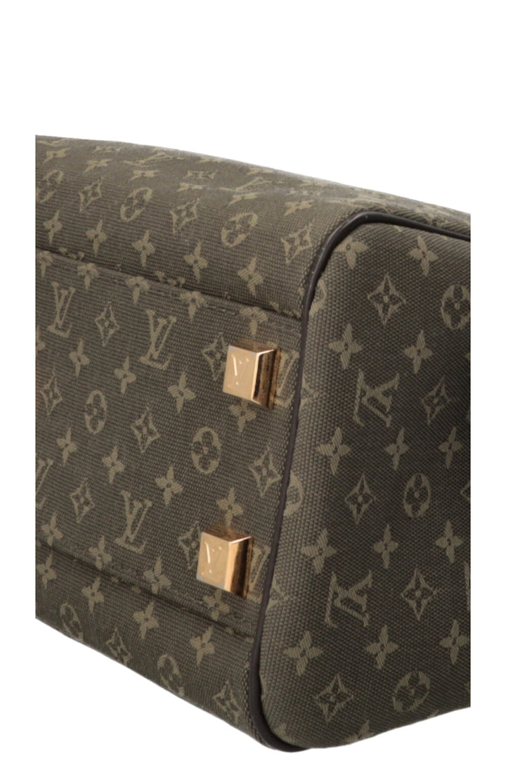 Sac Joséphine Louis Vuitton en toile Mini Lin kaki