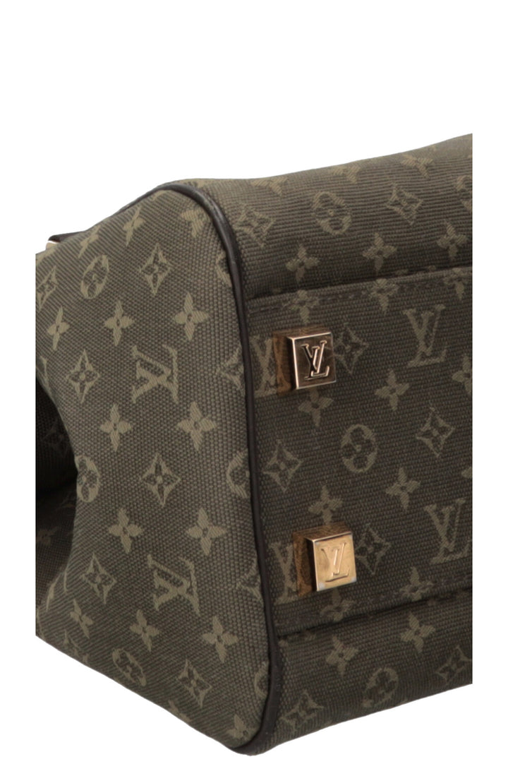 Sac Joséphine Louis Vuitton en toile Mini Lin kaki