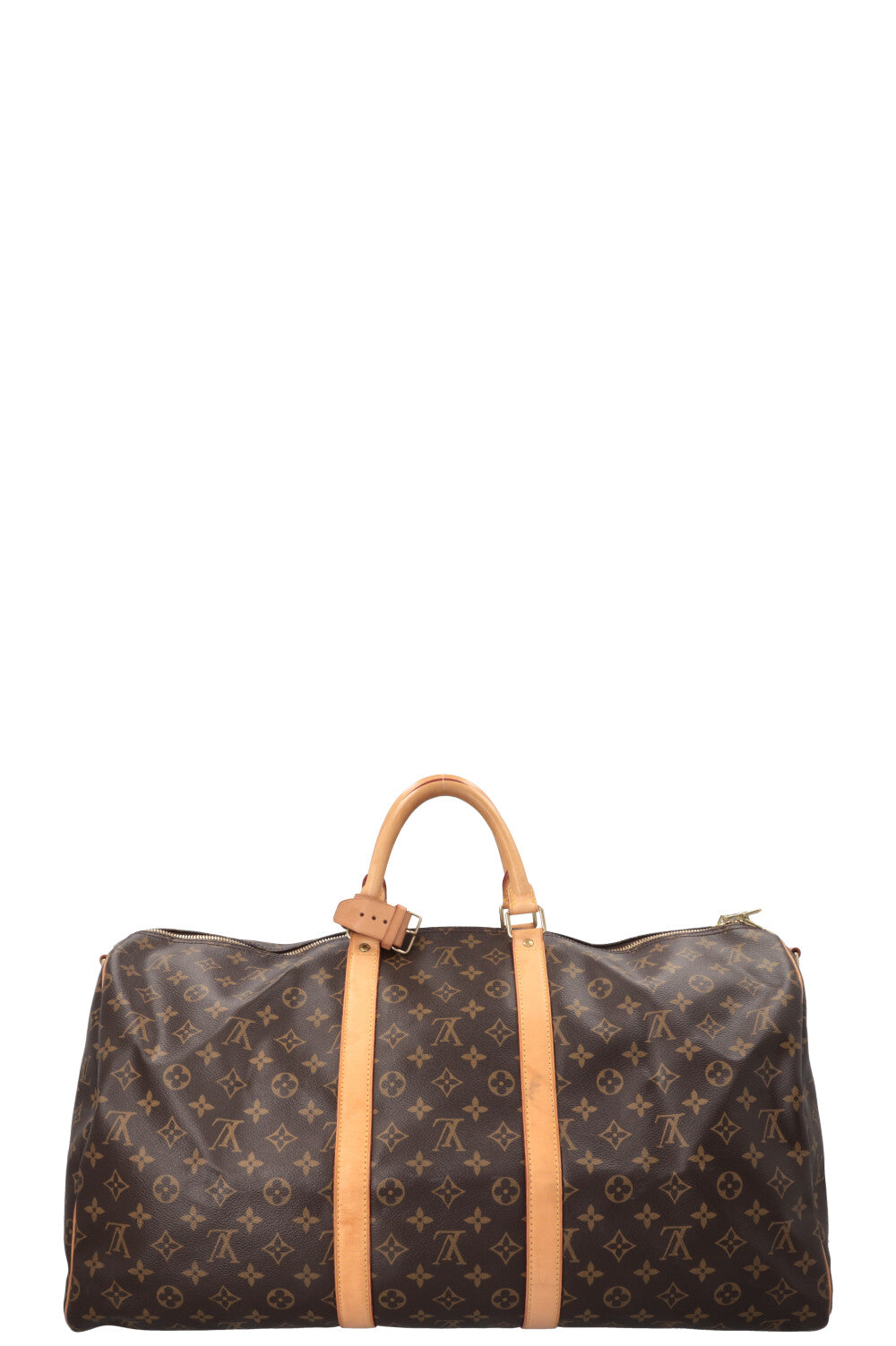 LOUIS VUITTON Keepall 55 Bandoulière Canvas Brown