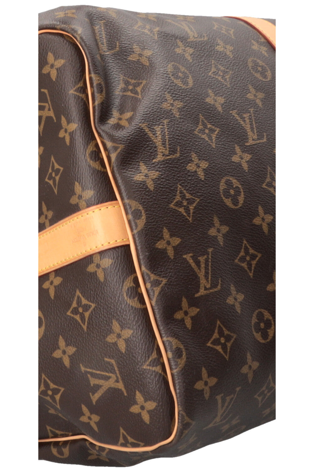 LOUIS VUITTON Keepall 55 Bandoulière Canvas Brown