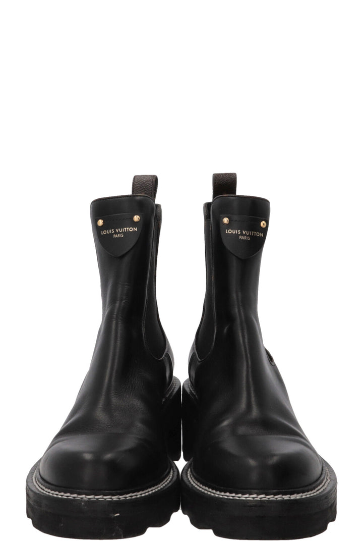 LOUIS VUITTON LV Beaubourg Boots Calfskin Black