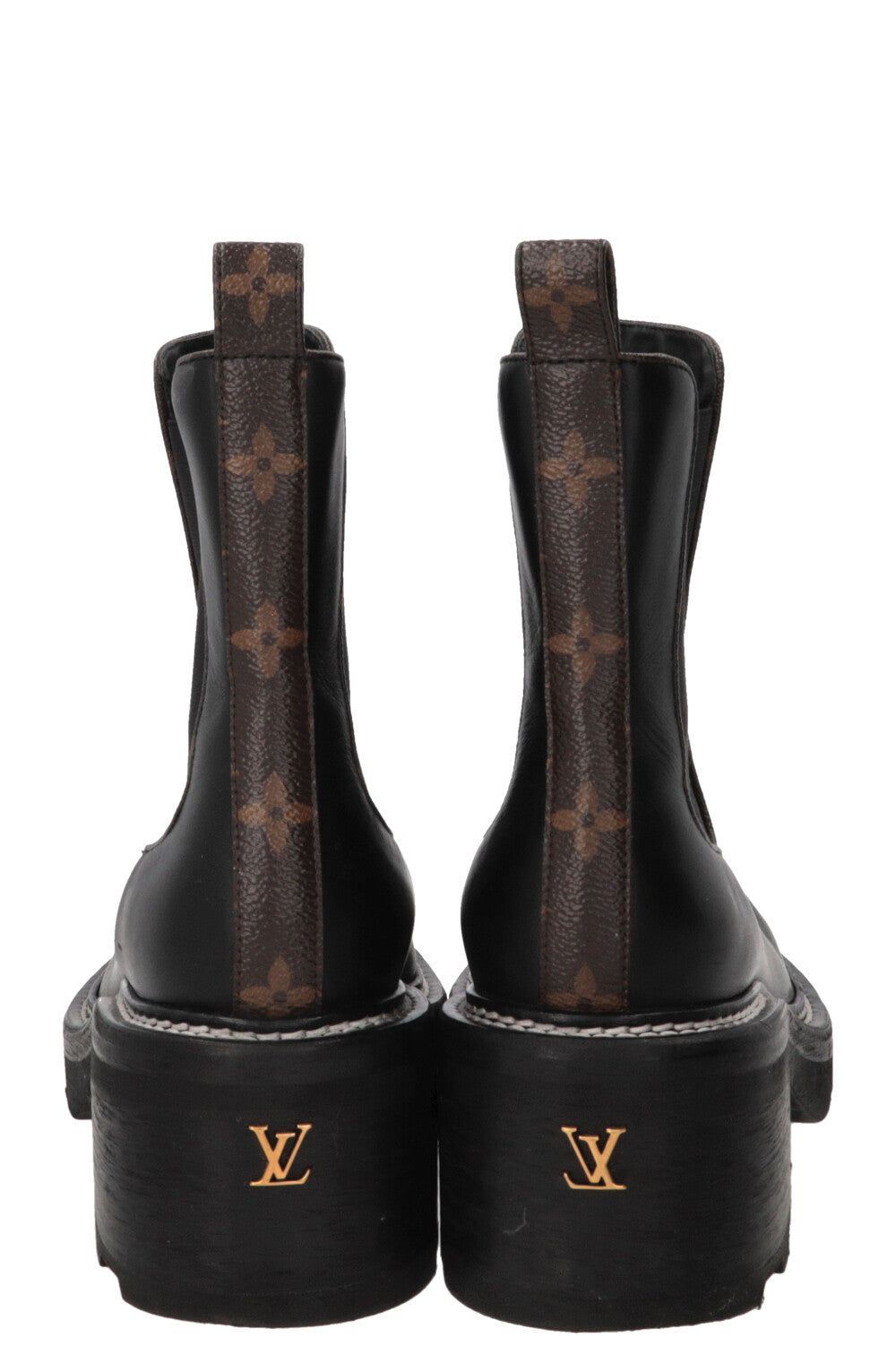 LOUIS VUITTON LV Beaubourg Boots Calfskin Black