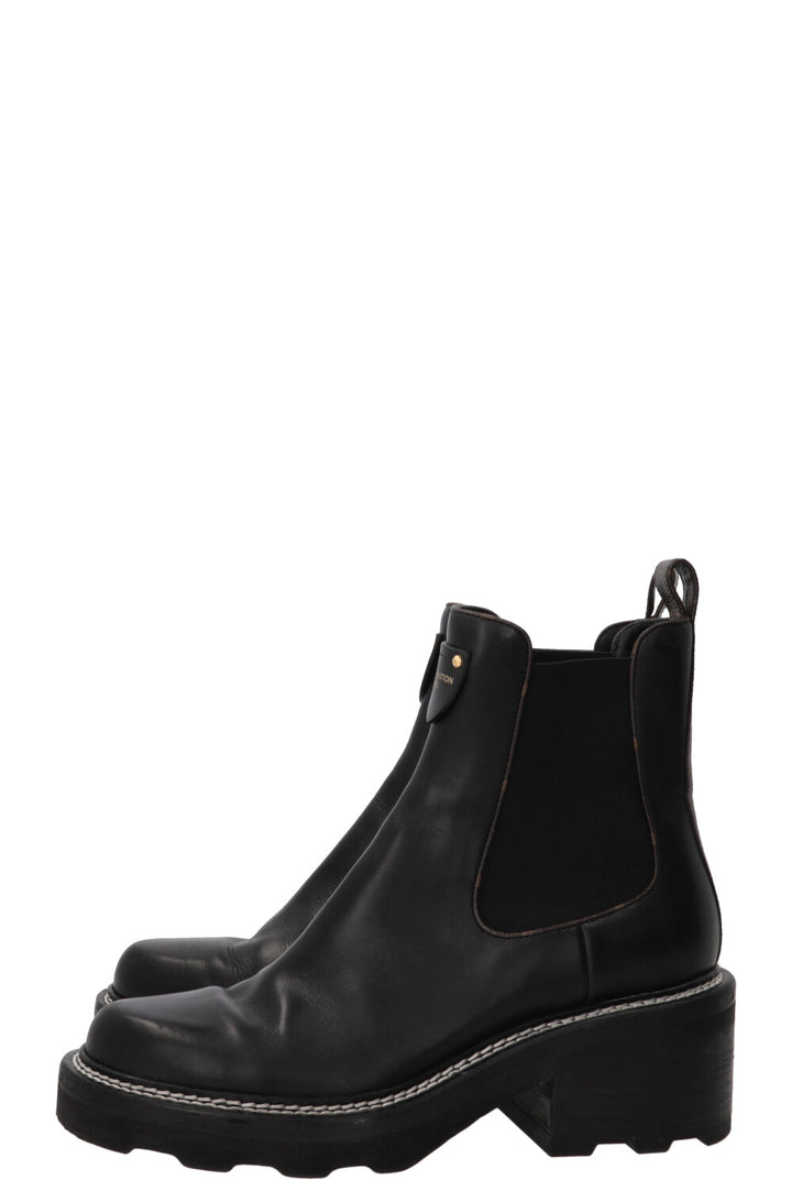 LOUIS VUITTON LV Beaubourg Boots Calfskin Black