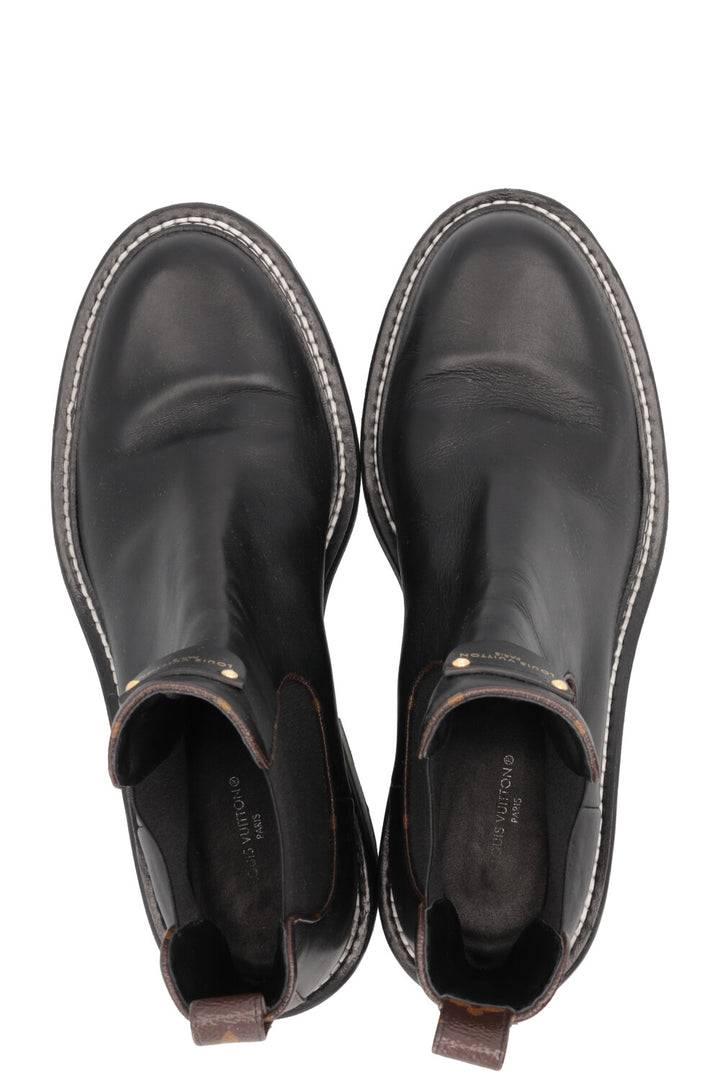 LOUIS VUITTON LV Beaubourg Boots Calfskin Black