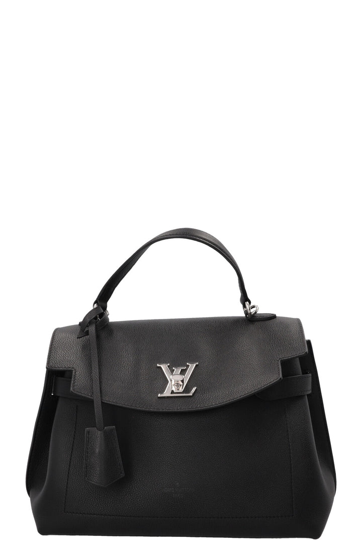 LOUIS VUITTON Lockme Ever MM Bag Leather Black
