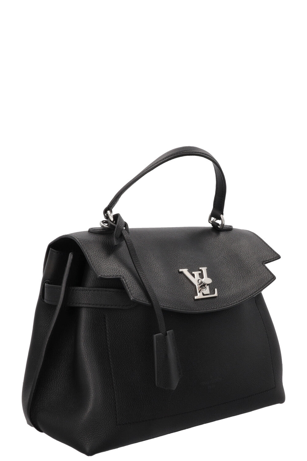 LOUIS VUITTON Lockme Ever MM Bag Leather Black