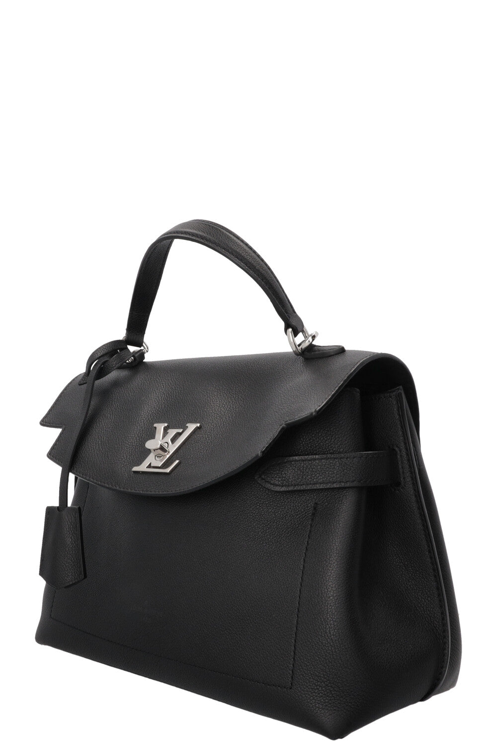 LOUIS VUITTON Lockme Ever MM Bag Leather Black