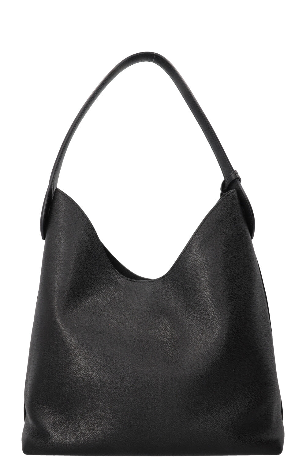 LOUIS VUITTON Lockme Hobo Bag Leather Black