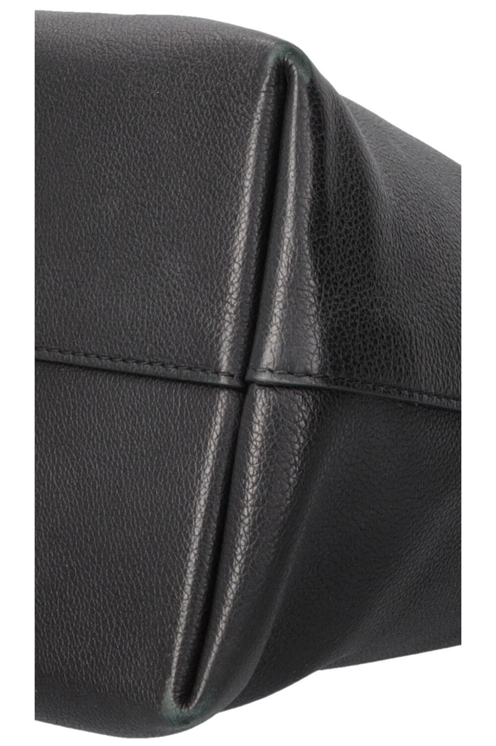 LOUIS VUITTON Lockme Hobo Bag Leather Black