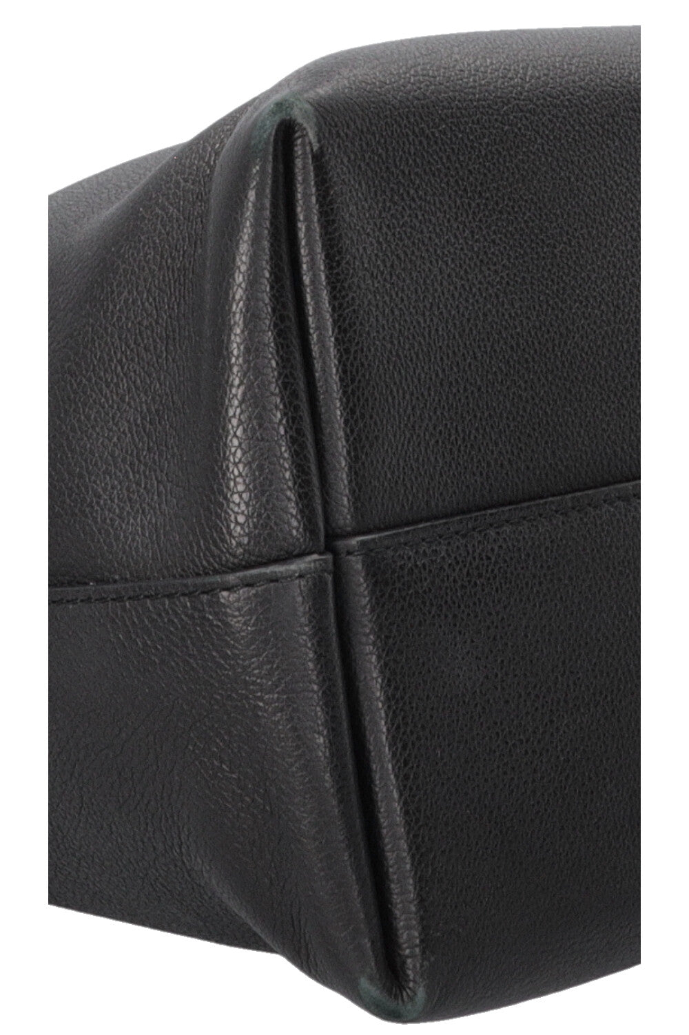 LOUIS VUITTON Lockme Hobo Bag Leather Black