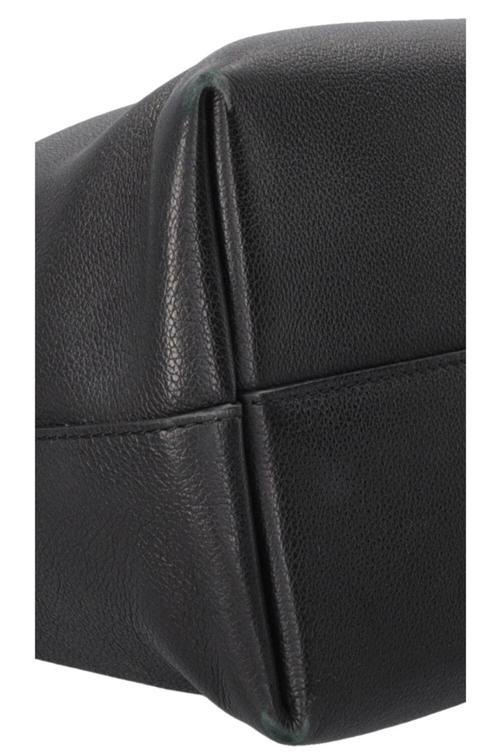 LOUIS VUITTON Lockme Hobo Bag Leather Black