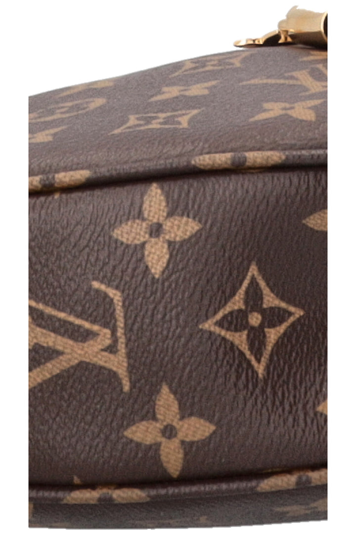 LOUIS VUITTON Looping Bag MNG Canvas