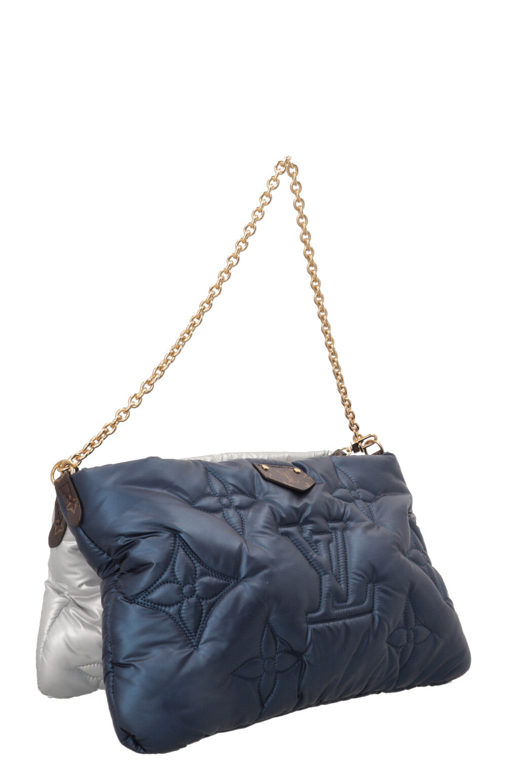 LOUIS VUITTON Maxi Multi Pochette Econyl Nylon Blue