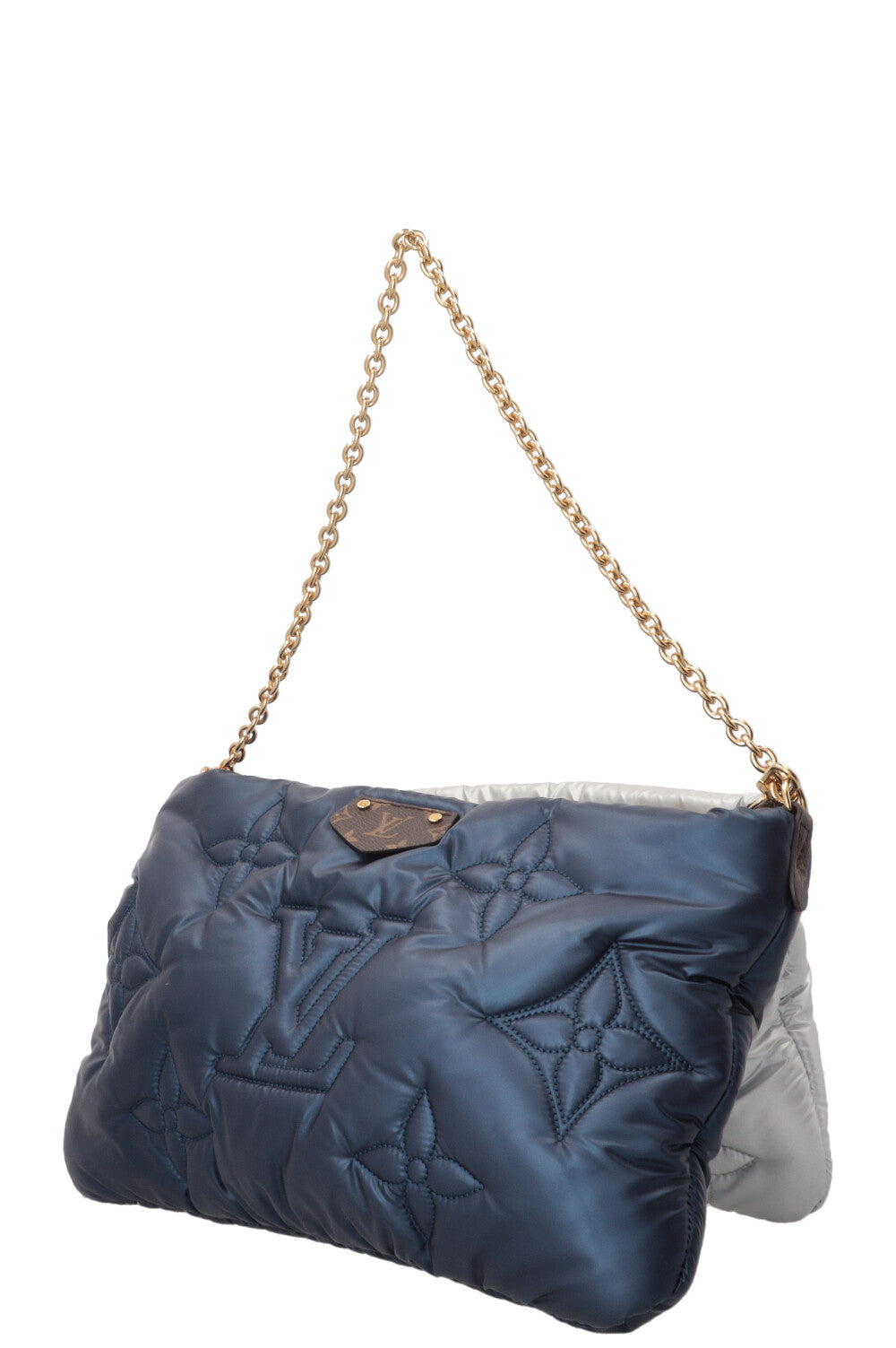 LOUIS VUITTON Maxi Multi Pochette Econyl Nylon Blue