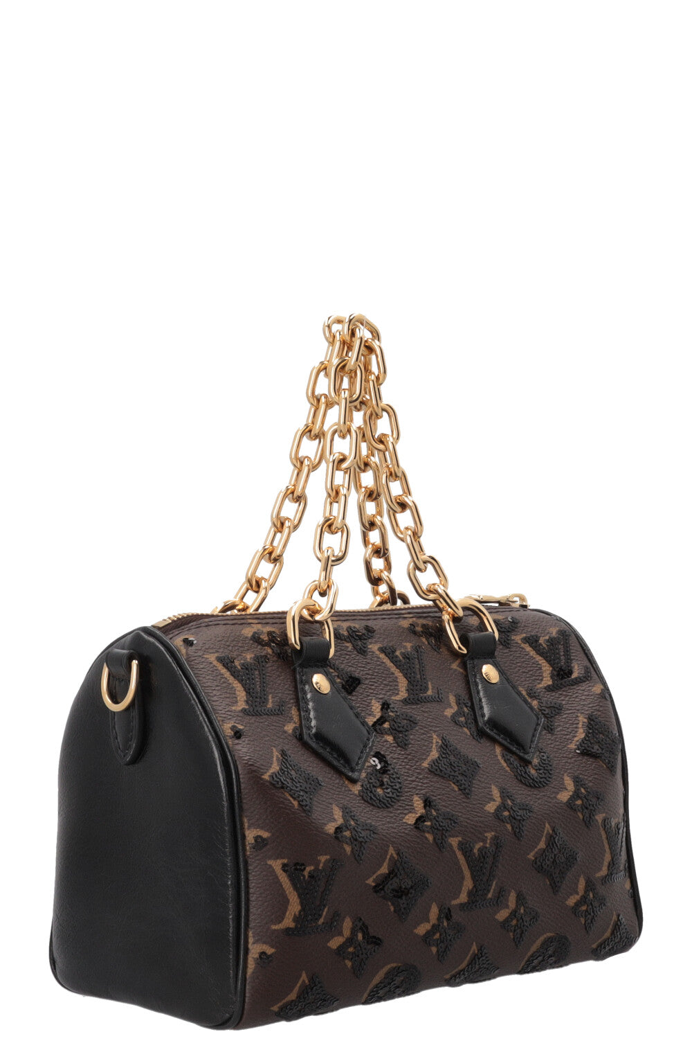 LOUIS VUITTON Mini Sequin Speedy Bandouliere MNG Canvas
