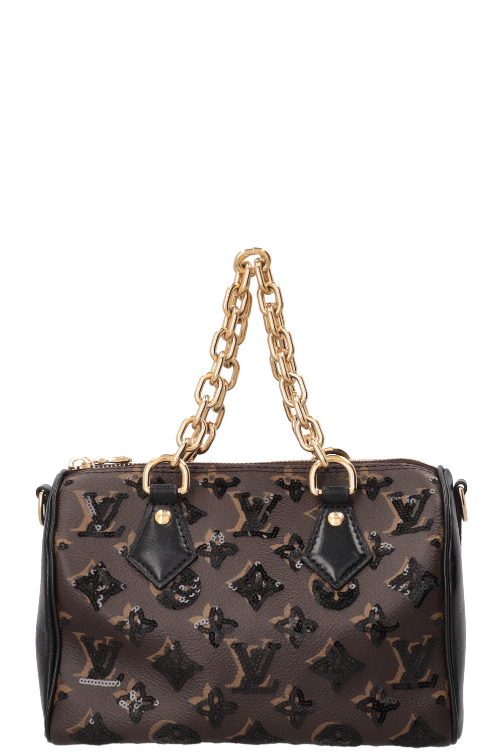 LOUIS VUITTON Mini Sequin Speedy Bandouliere MNG Canvas