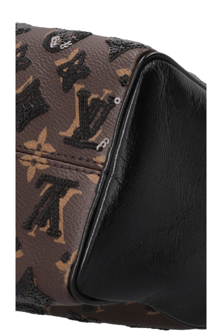 LOUIS VUITTON Mini Sequin Speedy Bandouliere MNG Canvas