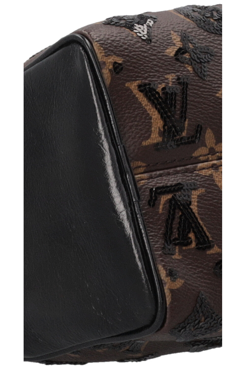 LOUIS VUITTON Mini Sequin Speedy Bandouliere MNG Canvas