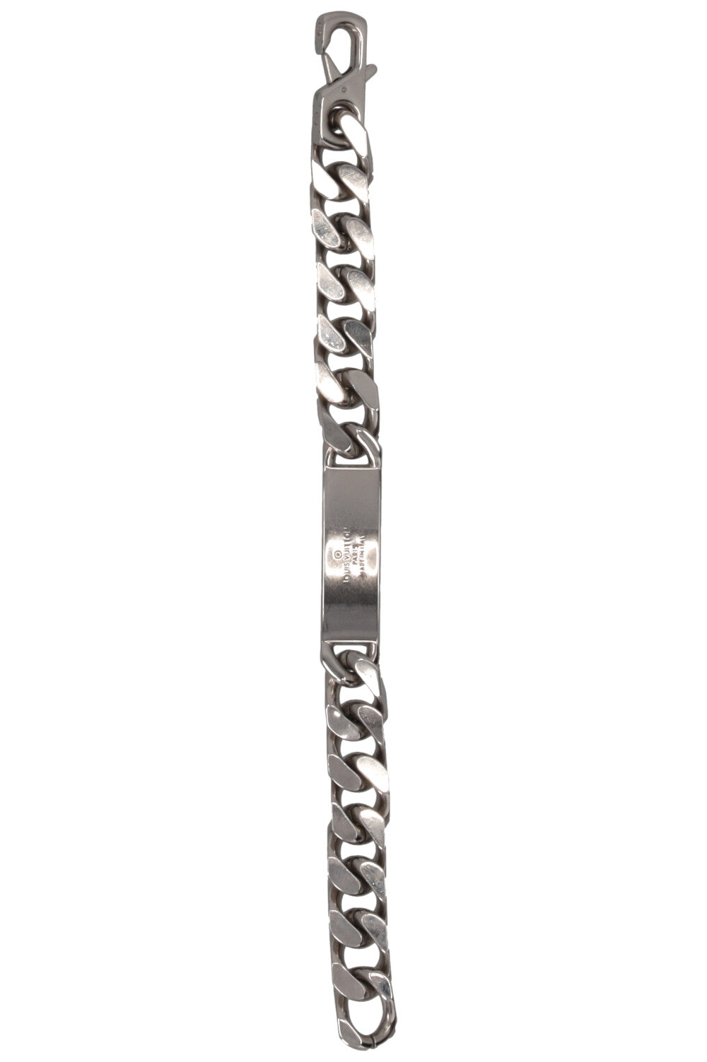 LOUIS VUITTON Monogram Chain Bracelet Silver