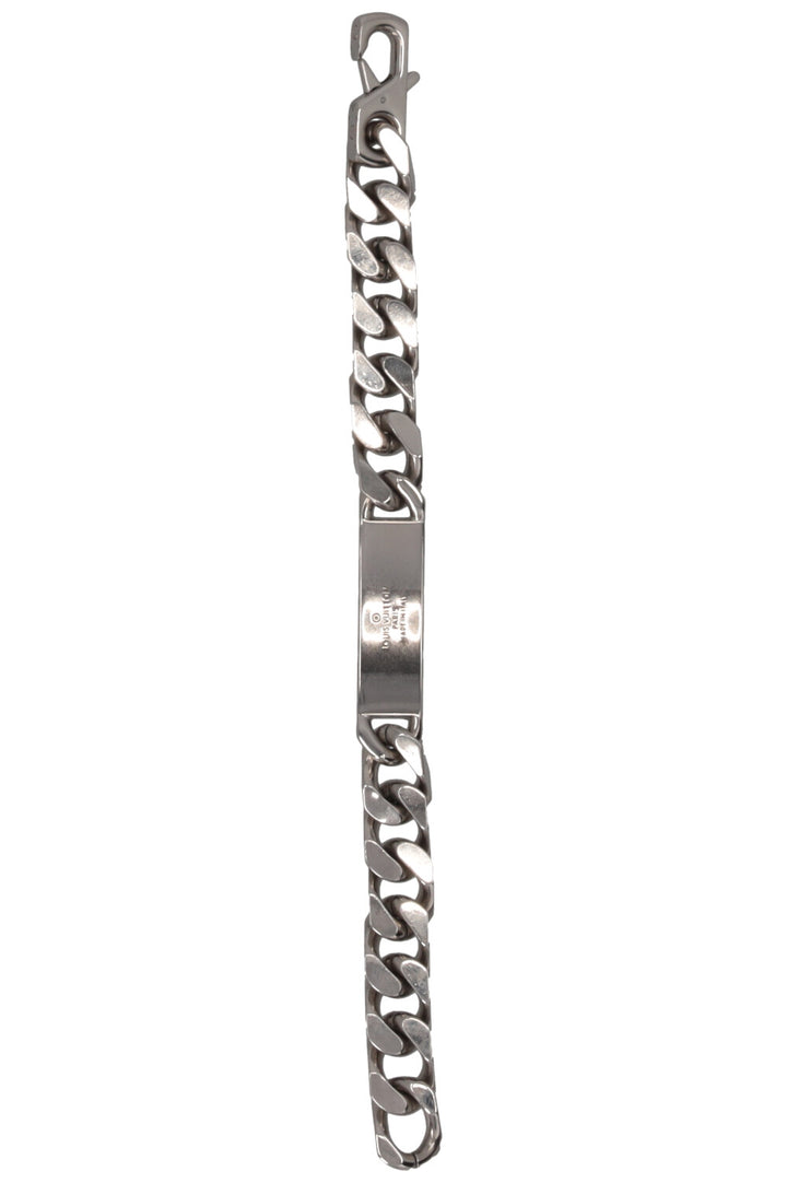 LOUIS VUITTON Monogram Chain Bracelet Silver